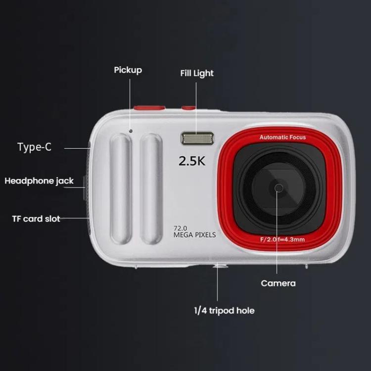 72 MP HD Digital Camera 2.4 Inch MP3 Listening Photo Video 16x Zoom DV 72 MP HD Digital Camera 2.4 Inch MP3 Listening Photo Video 16x Zoom DV